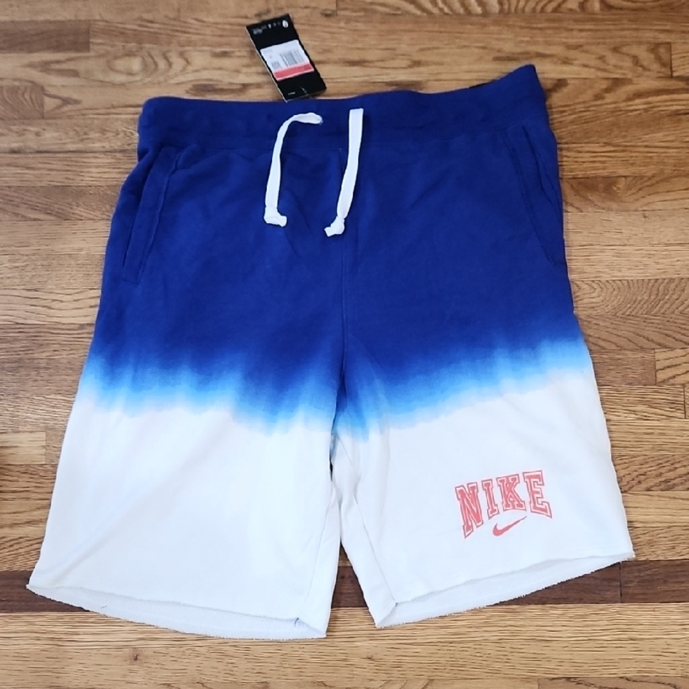 Nike Gradient Blue and White Shorts Mens Size L NWT